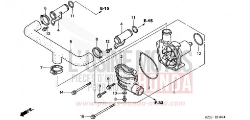 POMPE A EAU GL1500C2 de 2002